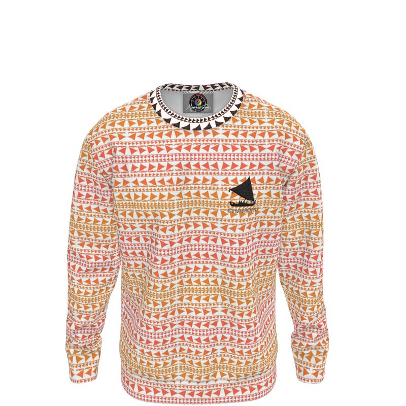 Pink and Orange Flying Proa Sweater