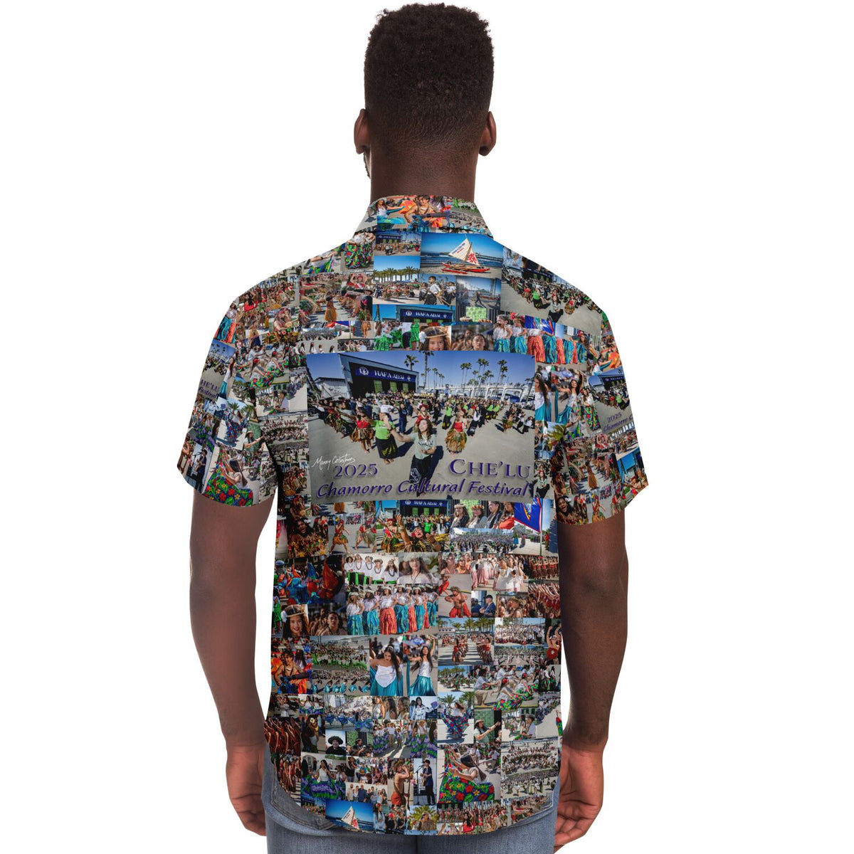 CHE'LU 2025 Chamorro Cultural Festival Short Sleeve Button Down Shirt