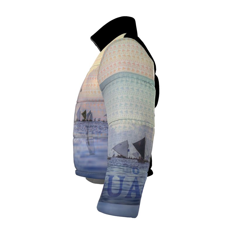 Guam FestPac Traditional Canoe Welcome Puffer Jacket