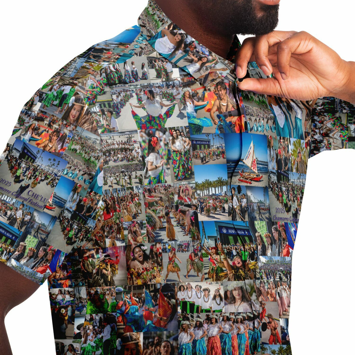 CHE'LU 2025 Chamorro Cultural Festival Short Sleeve Button Down Shirt