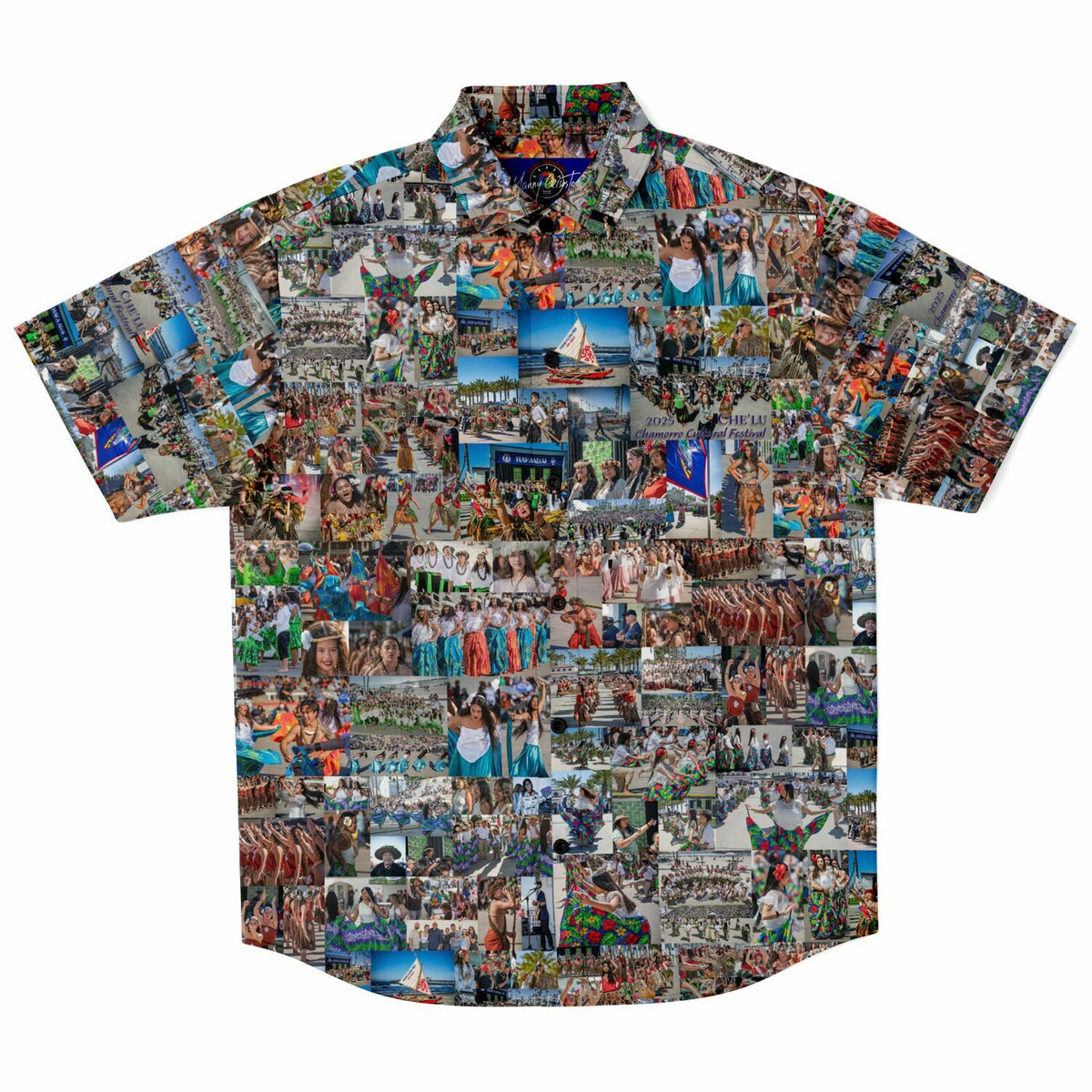CHE'LU 2025 Chamorro Cultural Festival Short Sleeve Button Down Shirt