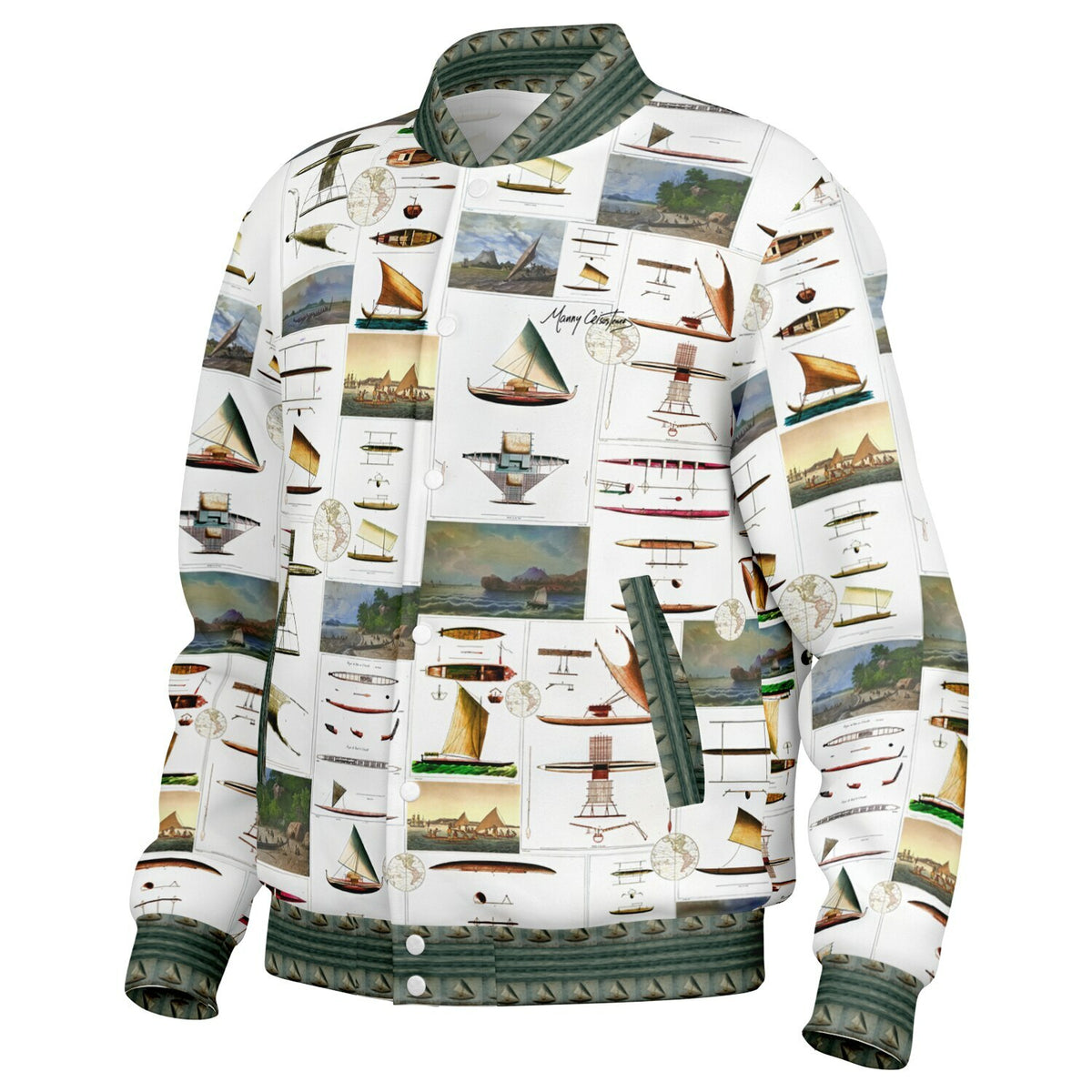 *SEAFARING_History_Baseball Jacket