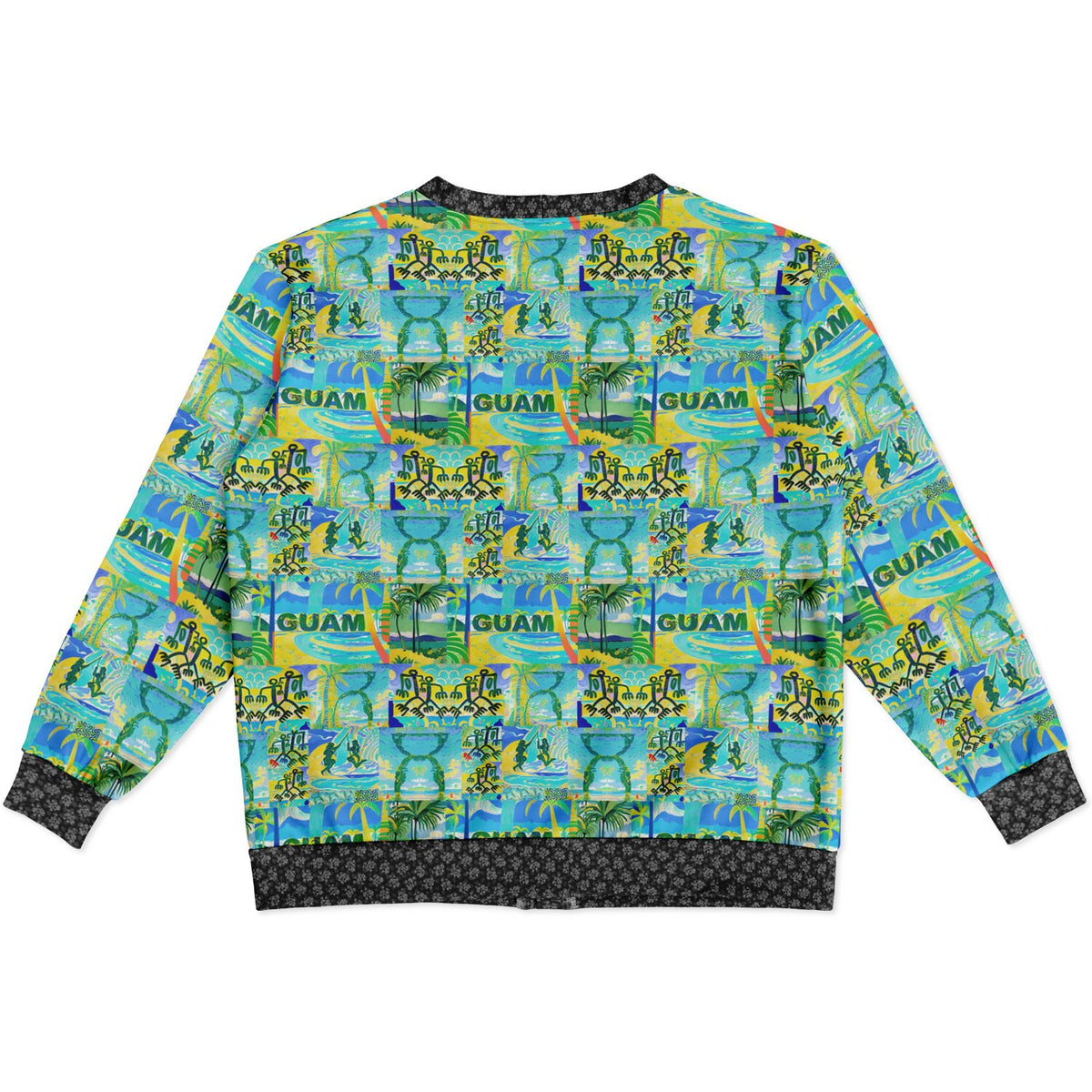 Guam Art Gauguin inspired Cardigan