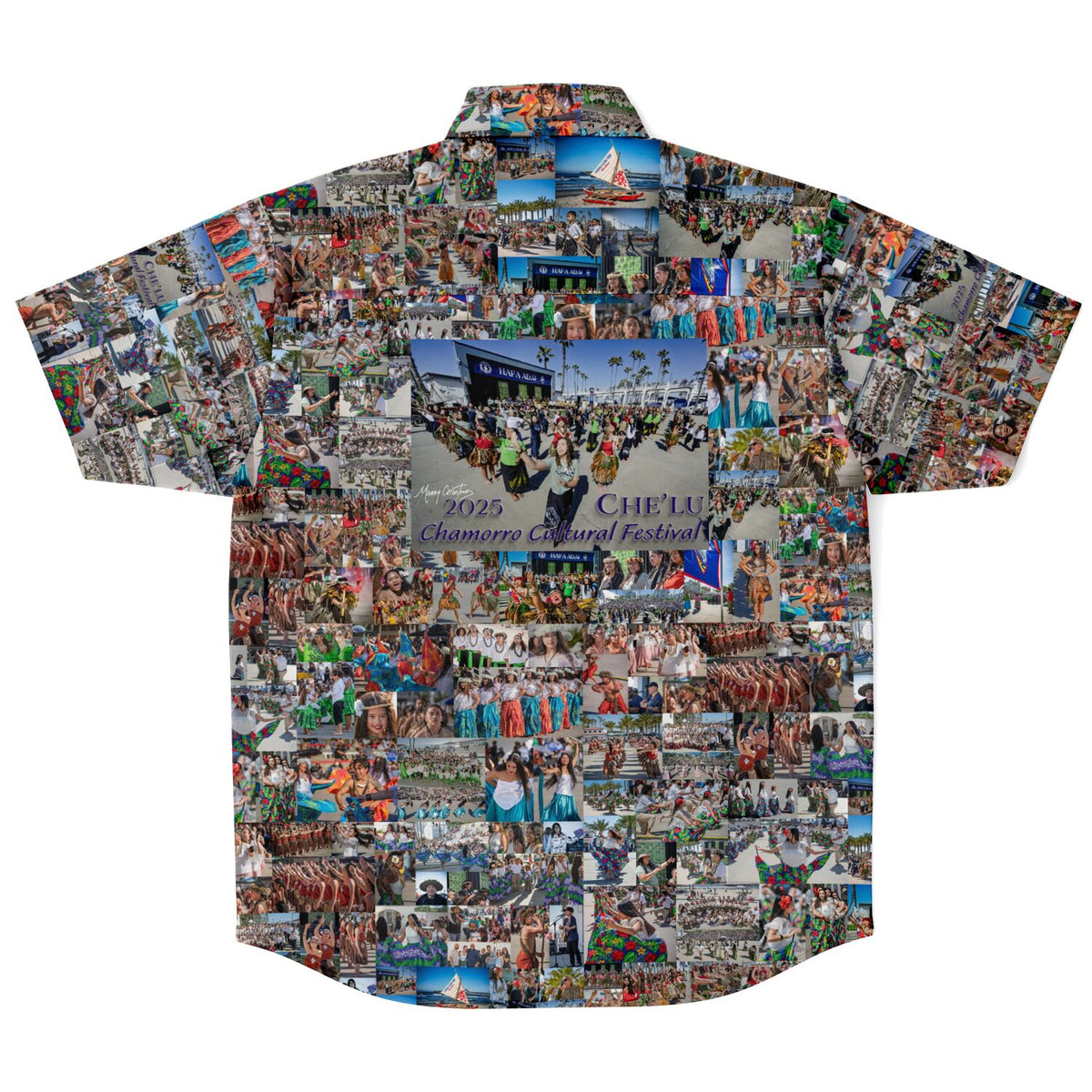 CHE'LU 2025 Chamorro Cultural Festival Short Sleeve Button Down Shirt