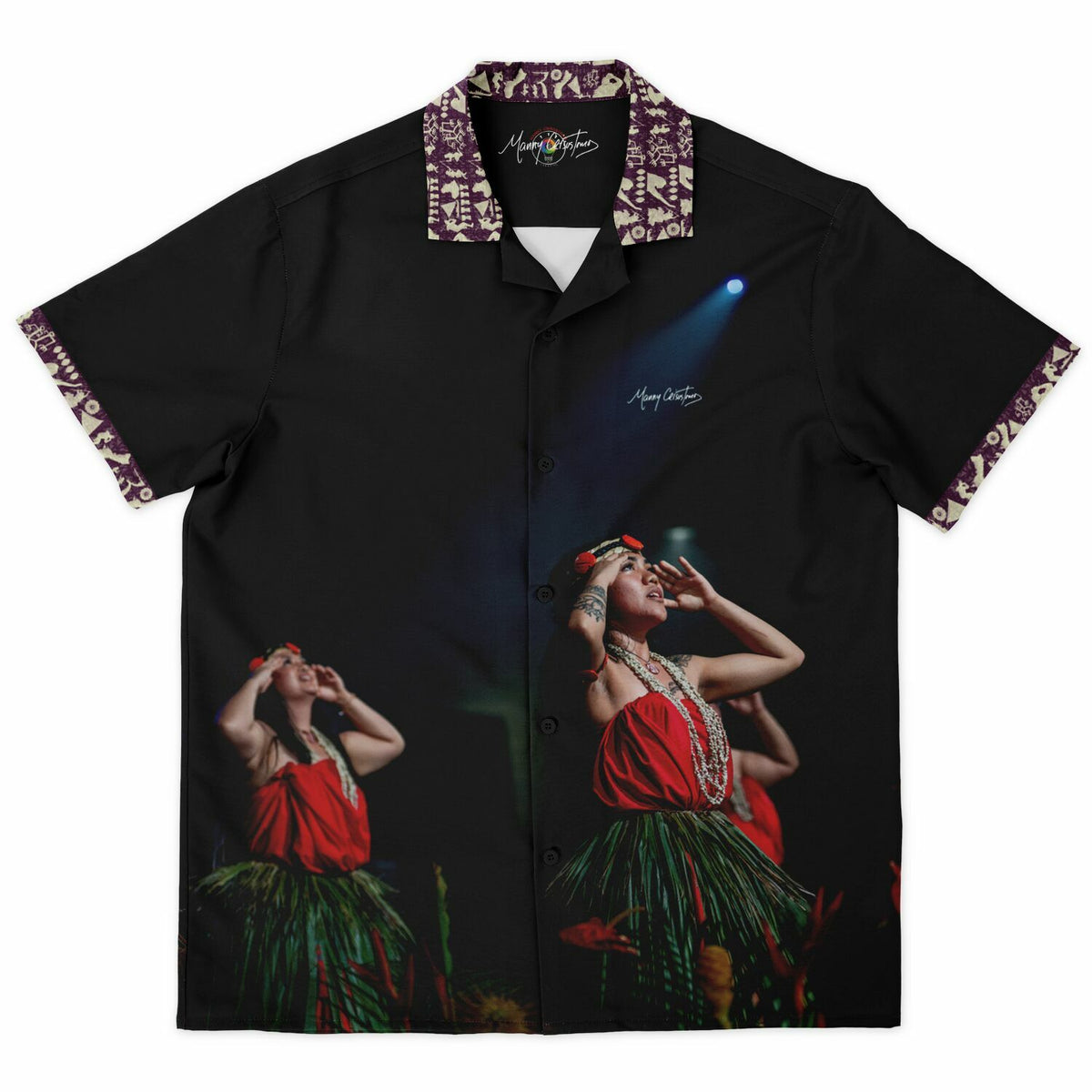 *HAWAII FESTPAC_Guam Short Sleeve Button-Down Shirt