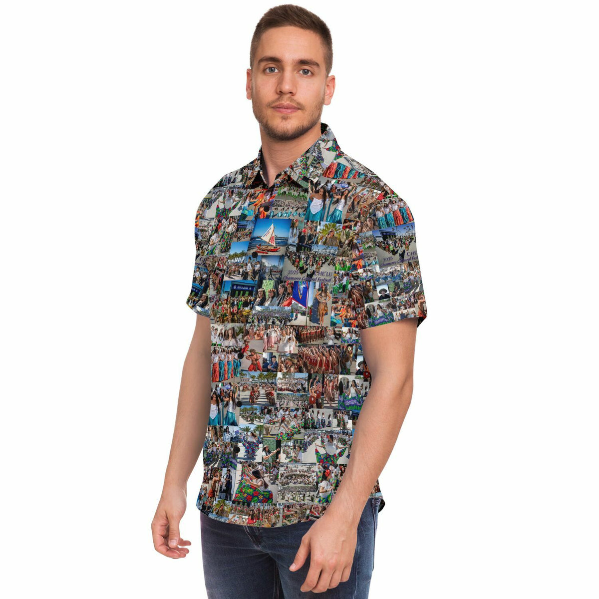CHE'LU 2025 Chamorro Cultural Festival Short Sleeve Button Down Shirt