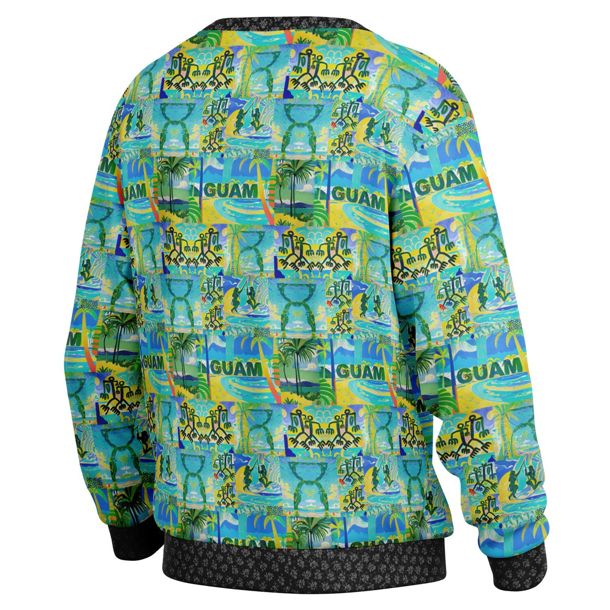 Guam Art Gauguin inspired Cardigan