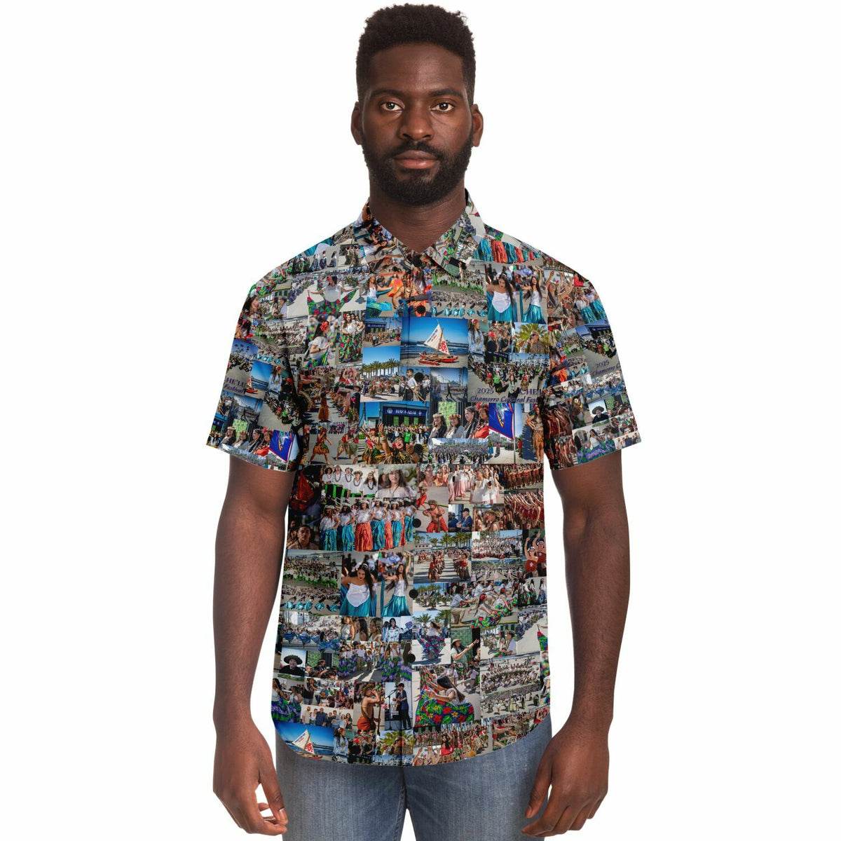 CHE'LU 2025 Chamorro Cultural Festival Short Sleeve Button Down Shirt