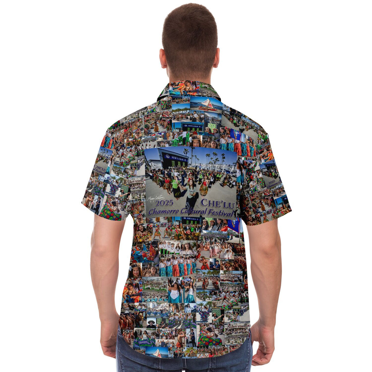 CHE'LU 2025 Chamorro Cultural Festival Short Sleeve Button Down Shirt
