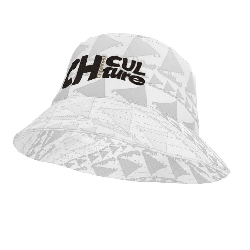 CH Culture Flying Proa White - Bucket Hat